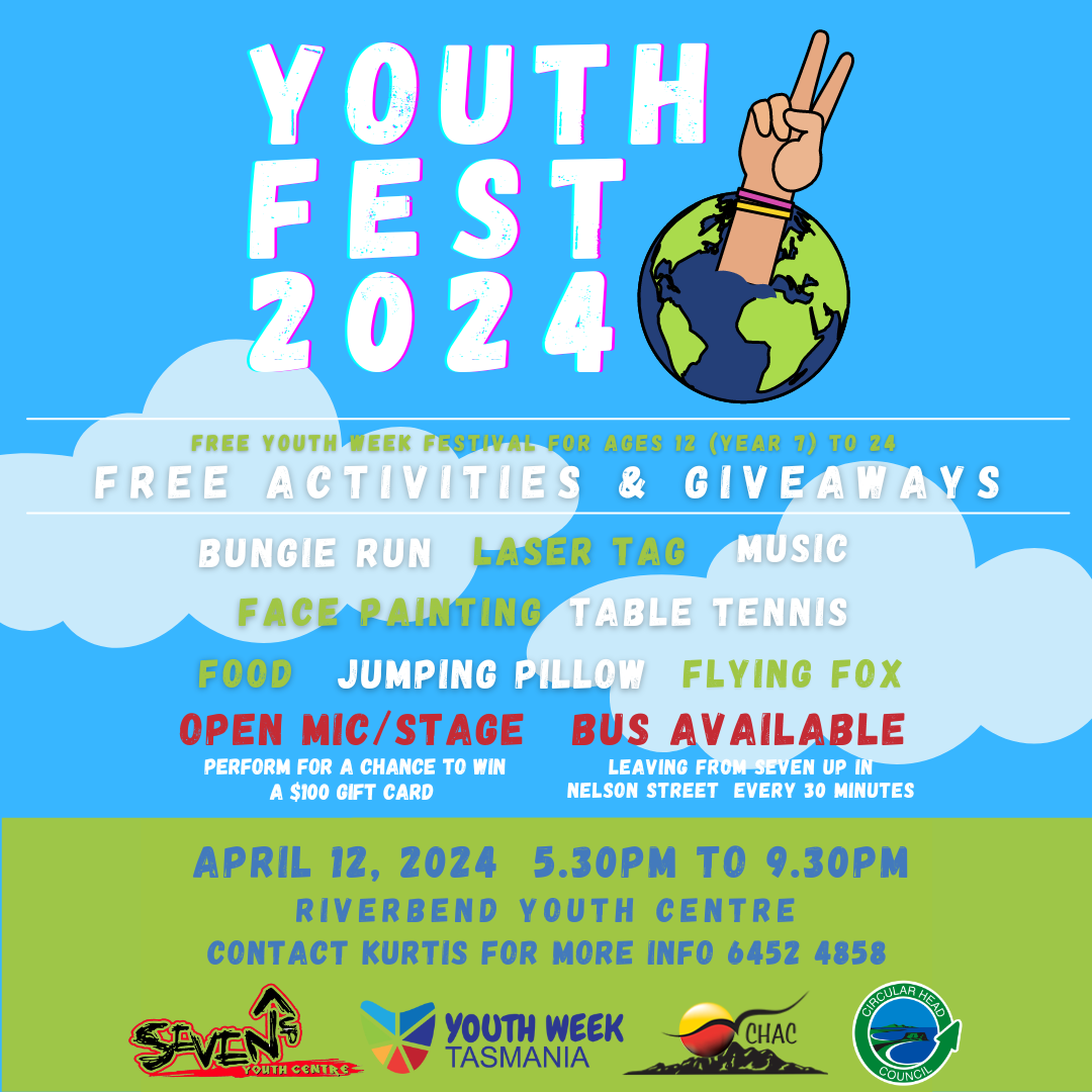 YWT2024 - Youth Fest 2024 (CIRCULAR HEAD) | Youth Network of Tasmania